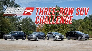 2017 Three Row SUV Challenge  Comparison Test [upl. by Nadirehs501]