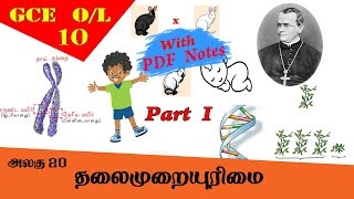 தலைமுறையுரிமை  Inheritance  Grade 10 Science  GCE OL Tamil Medium [upl. by Jeanelle55]