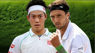 Kei Nishikori VS Arthur Rinderknech  Wimbledon 2024 [upl. by Gnehs413]