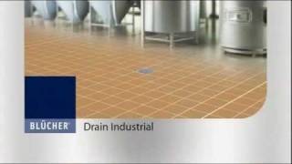 BLÜCHER® Drain Industrial for concretetiled floors [upl. by Basso864]