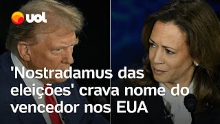 Kamala ou Trump Nostradamus das eleições crava nome do vencedor nos EUA [upl. by Sarnoff]