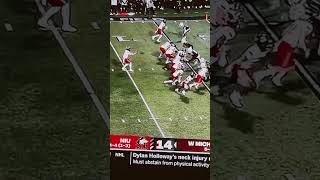 Northern Illinois sick touchdown to end the half versus western Michigan [upl. by Pollerd980]