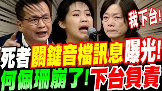 【全字幕】何佩珊真辭了！被霸凌者關鍵音檔及訊息曝光了！勞動部長心態崩了！下台負責！？羅智強、徐巧芯聯手討公道！立院質詢 [upl. by Oad]