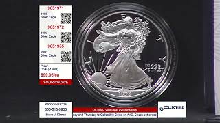 19982000 Silver Eagle  Proof  OGP P Mint [upl. by Nylkoorb837]