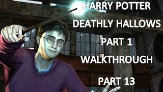 Harry Potter Deathly Hallows Part 1 Walkthrough Part 13 Ministry Detention Area [upl. by Acinad]