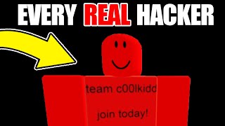 EVERY REAL HACKER on Roblox [upl. by Asare282]