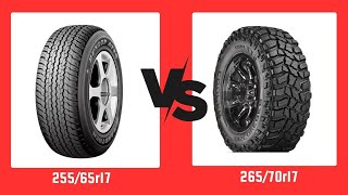 Tire Size 25565r17 vs 26570r17 [upl. by Avan121]