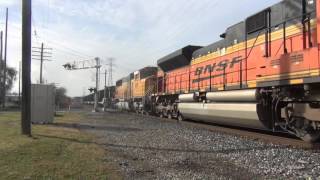 BNSF 9297 North at Toledo OH 112915 HD [upl. by Toomay]