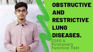 Obstructive and Restrictive Lung diseases  COPD and PFTs [upl. by Odrareg894]