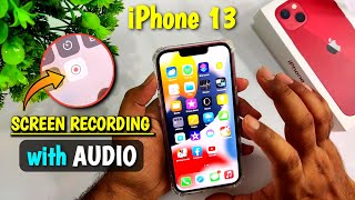 iPhone 13 Screen Recorder Settings  How To Screen Record in iPhone  😍 Hindi [upl. by Toffic]