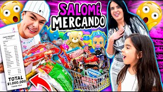 SALOMÉ VA DE COMPRAS SOLA AL SUPERMERCADO POR PRIMERA VEZ😱CARLOS amp ADRI [upl. by Akimyt837]