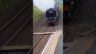 The Dalesman 1162024 SR Battle of Britain class 34067 Tangmere whistles through Dent [upl. by Jenelle]