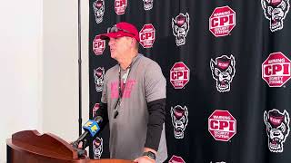 NC State running backs coach Todd Goebbel talks ahead of Tennessee matchup [upl. by Rafael]