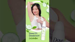 Be kind to your skin with Dove 0 Deo 🍑🍃 [upl. by Anawek]