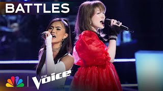 Kaylee Shimizu and Elizabeth Evans Blow The Coaches Away With Olivia Rodrigos quottraitorquot  The Voice [upl. by Gianni683]