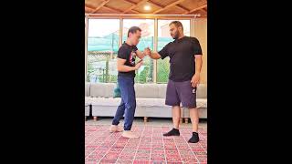 Learn the Kali  Arnis Tirada basic knife defense drill of Filipino Martial Arts [upl. by Ehtyde]