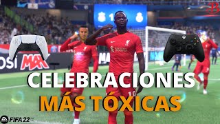 Las celebraciones MAS TOXICAS FIFA 22 TUTORIAL⚽  Las celebraciones MAS CHETADAS de FIFA 22 Tutorial [upl. by Kucik]