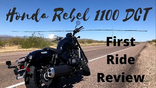 First Ride Honda rebel 1100 Review DCT Dual Clutch Transmission with Top Speed from MotoCity [upl. by Leighland818]