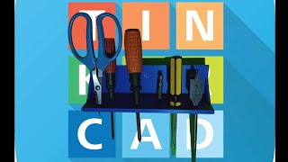 Tinkercad Beginner Tutorial  Part 1  Screwdriver Holder Design and Print 3D Modeling [upl. by Ahcatan]