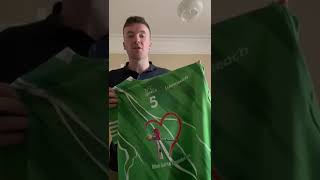 Declan Hannon promoting Limerick Dillon Quirke Foundation limited edition jersey [upl. by Alister]