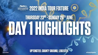 Leicestershire vs India  Day 1 Highlights [upl. by Leah]