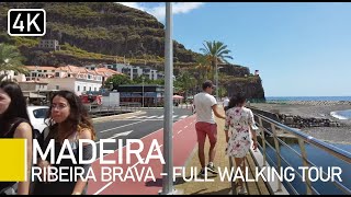 Madeira Portugal  Ribeira Brava beach and town walk [upl. by Ical785]