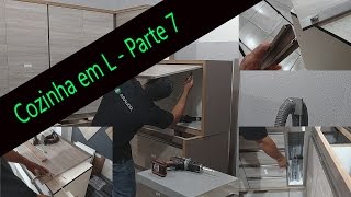 Cozinha em L parte 7  como fazer móveis planejados [upl. by Salomi]