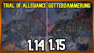 114 AAT vs 115 Götterdämmerung HOI4 AI Timelapse [upl. by Assiralk]