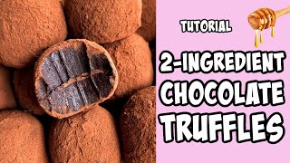 2Ingredient Truffles tutorial Shorts [upl. by Dat]