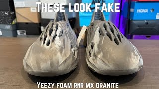 These Look Fake Adidas Foam Runner MX Granite On Feet Review [upl. by Esyla]