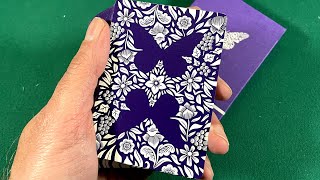 Purple Edge Marked Butterfly Cards [upl. by Stone]