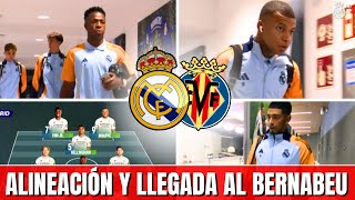 🚌LLEGADA del EQUIPO del REAL MADRID al SANTIADO BERNABEU  REAL MADRID X VILLARREAL [upl. by Notsej507]