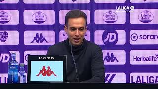 Rueda de prensa Real Valladolid CF vs CD Leganés [upl. by Neeka]