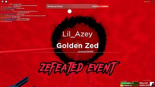 Zefeated Event Red amp Darknet  Roblox TBBF [upl. by Icat338]