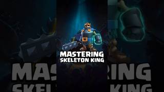 Mastering Skeleton King 👑clashroyale [upl. by Grosvenor572]