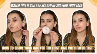 How To Shave Your Face For The First Time 🪒 In Depth Video On Dermaplaning [upl. by Eem]