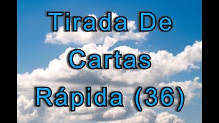 Tirada De Cartas Gratis  Tirada De Cartas Rápida 36 [upl. by Idell]