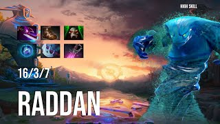 Dota 2 Pro Gameplay Raddan Morphling 16 3 7 High Skill Dota 2  Carry  Team Spirit [upl. by Ainoval]