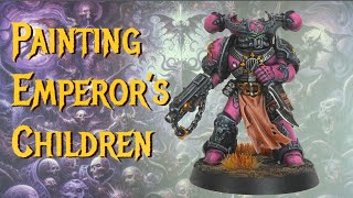 How to Paint Emperors Children  Warhammer [upl. by Nosle]