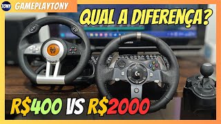 Volante gamer custo beneficio  Qual o melhor volante pra começar a jogar [upl. by Franciska]