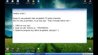 Kako gledati TV preko interneta BESPLATNO  NO DOWNLOAD HD Tutorial [upl. by French]