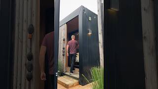 Inside a 240 sq ft PREFAB HOME hometour modularhome tinyhouse [upl. by Nelleh]