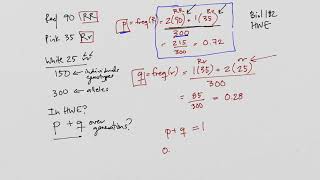 Testing HardyWeinberg equilibrium [upl. by Huskamp]