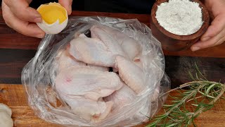 Few people know this trick for cooking chicken wings Simple and delicious chicken RECIPE❗️ASMR [upl. by Omarr]