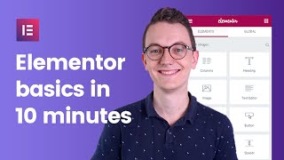 Elementor Wordpress Tutorial  The Basics in 10 Minutes [upl. by Christianson]