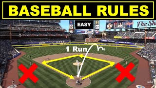 Baseball Rules for Beginners  Easy Explanation [upl. by Haelahk]