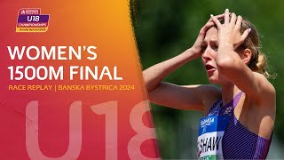 New British middle distance prospect 👀 Womens 1500m final  Banska Bystrica 2024 [upl. by Sanburn]