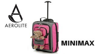 What Travel Bag is best For Kids  AEROLITE  MINIMAX GREYPINK [upl. by Avik]