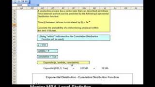 How You Can Use the Exponential Distribution to Solve Problems  and Do It In Excel [upl. by Eleanore564]