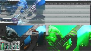 VST Addictive Drums 2 guitar rig 4 amplitube 4 Reaper [upl. by Cline]